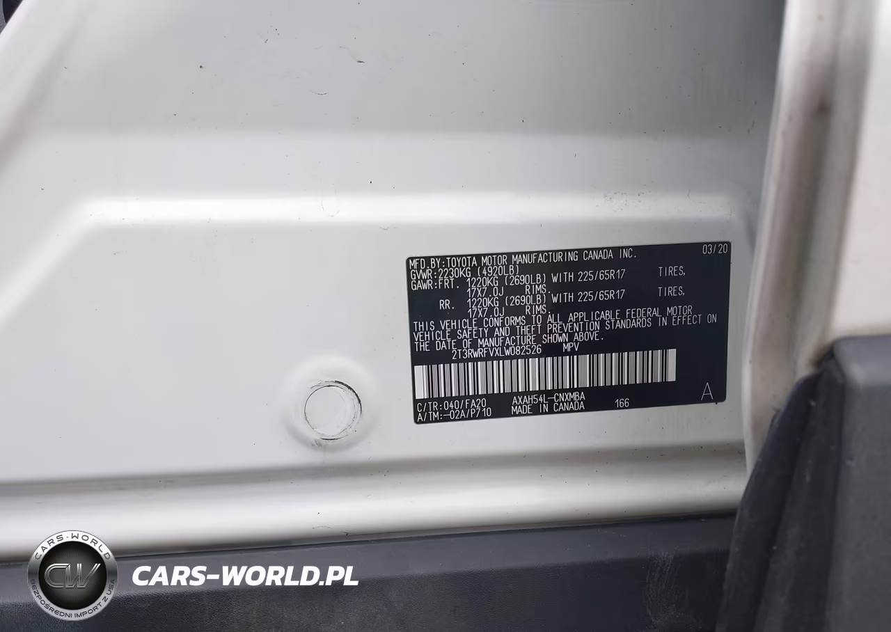 2020 Toyota Rav4 Hybrid Xle VIN:2T3RWRFVXLW082526 - 9