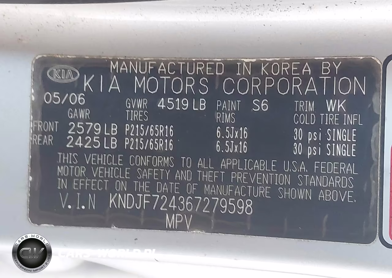 2006 Kia Sportage Lx VIN:KNDJF724367279598 - 9