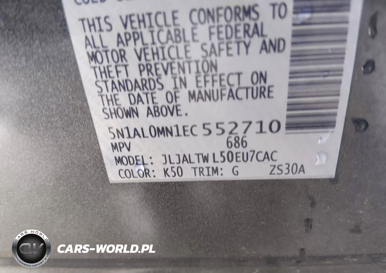 2014 Infiniti Qx60 VIN:5N1AL0MN1EC552710 - 9