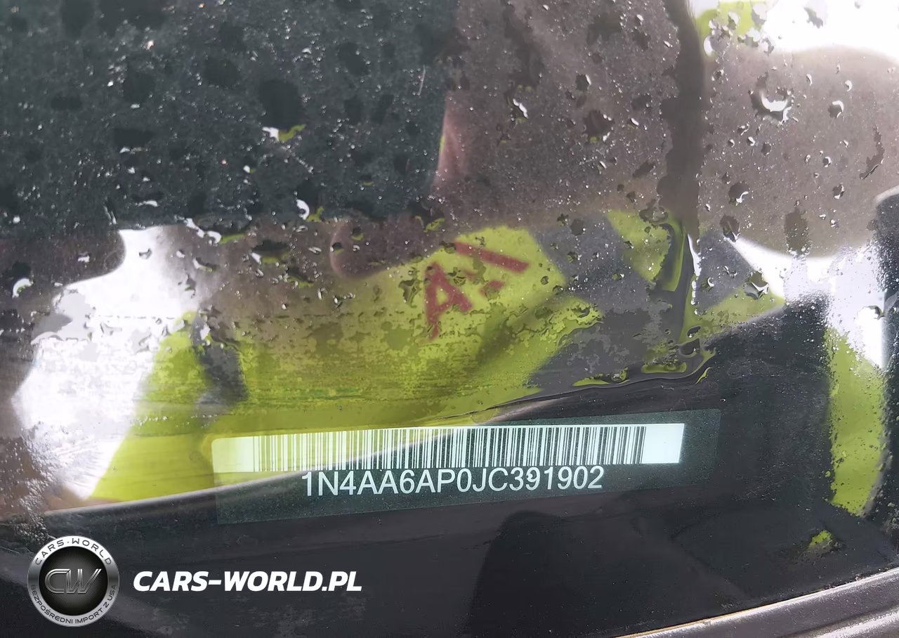 2018 Nissan Maxima 3.5 Sr VIN:1N4AA6AP0JC391902 - 18