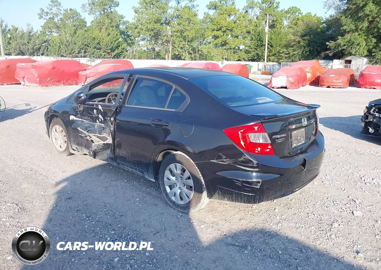 2012 Honda Civic Lx VIN:19XFB2F54CE080143 - 3