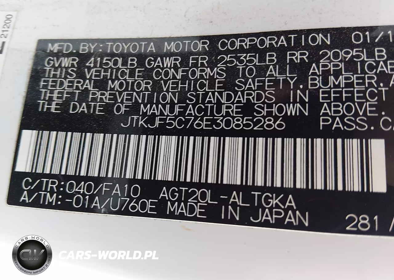 2014 Scion Tc VIN:JTKJF5C76E3085286 - 9