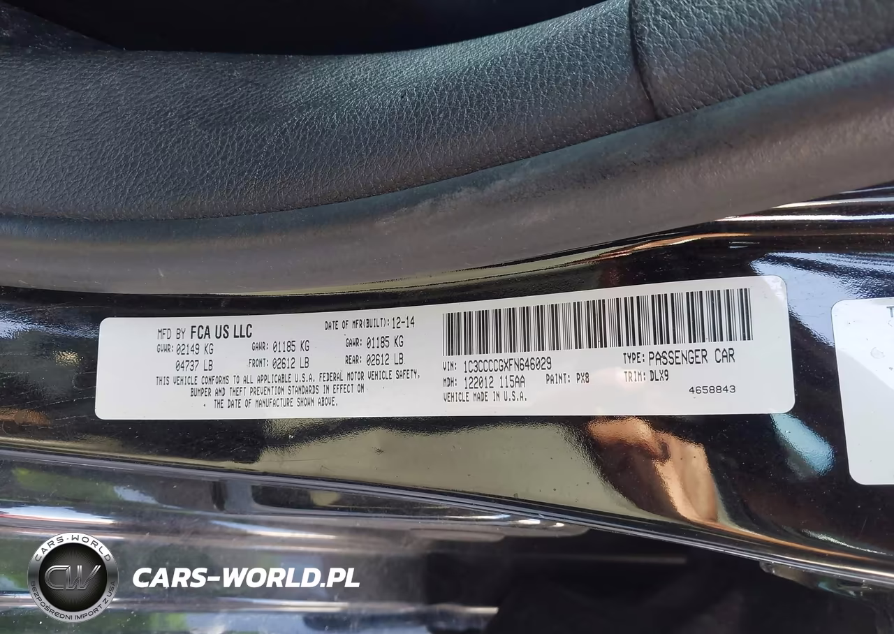 2015 Chrysler 200 C VIN:1C3CCCCGXFN646029 - 9