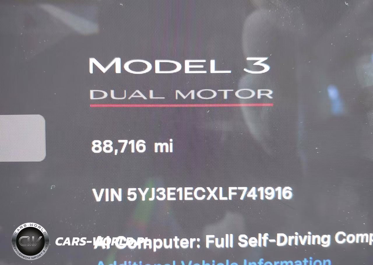 2020 Tesla Model 3 Performance Dual Motor All-Wheel Drive VIN:5YJ3E1ECXLF741916 - 15