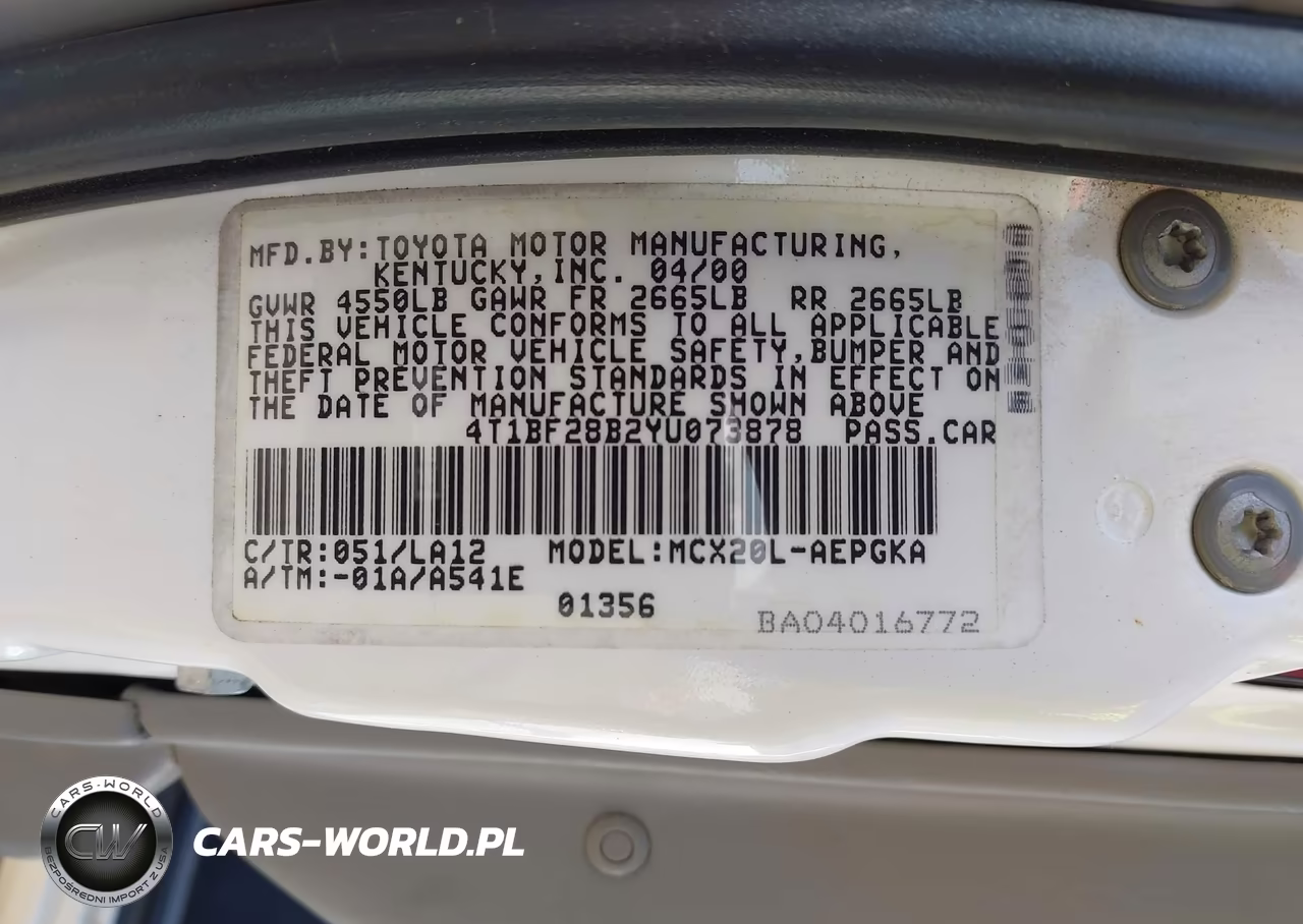 2000 Toyota Avalon Xls VIN:4T1BF28B2YU073878 - 9