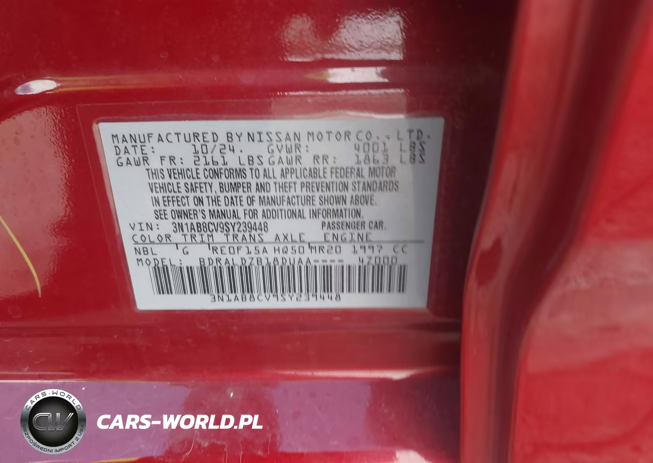 2025 Nissan Sentra Sv VIN:3N1AB8CV9SY239448 - 9