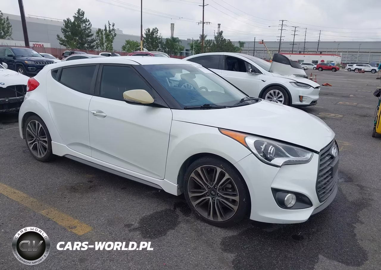 2017 Hyundai Veloster Turbo VIN:KMHTC6AE3HU309883 - 1