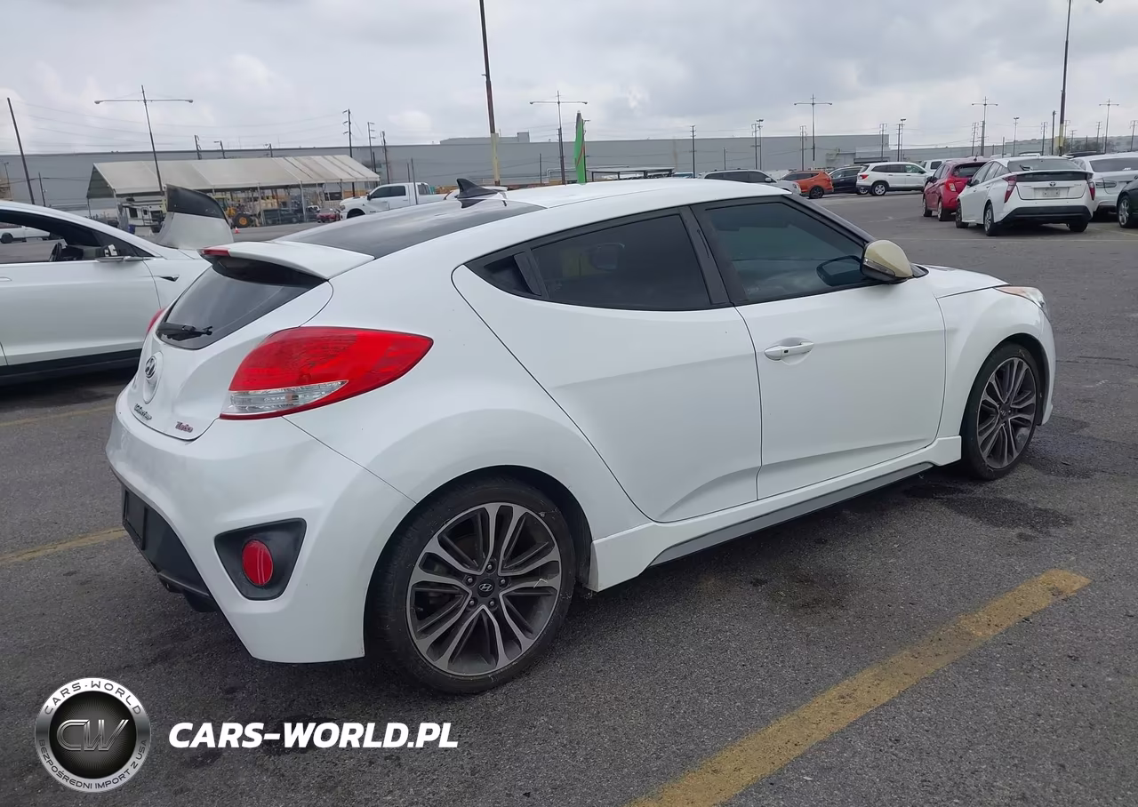 2017 Hyundai Veloster Turbo VIN:KMHTC6AE3HU309883 - 4