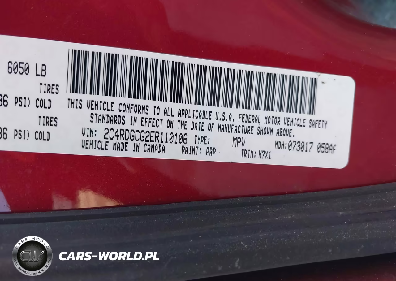 2014 Dodge Grand Caravan Sxt VIN:2C4RDGCG2ER110106 - 9