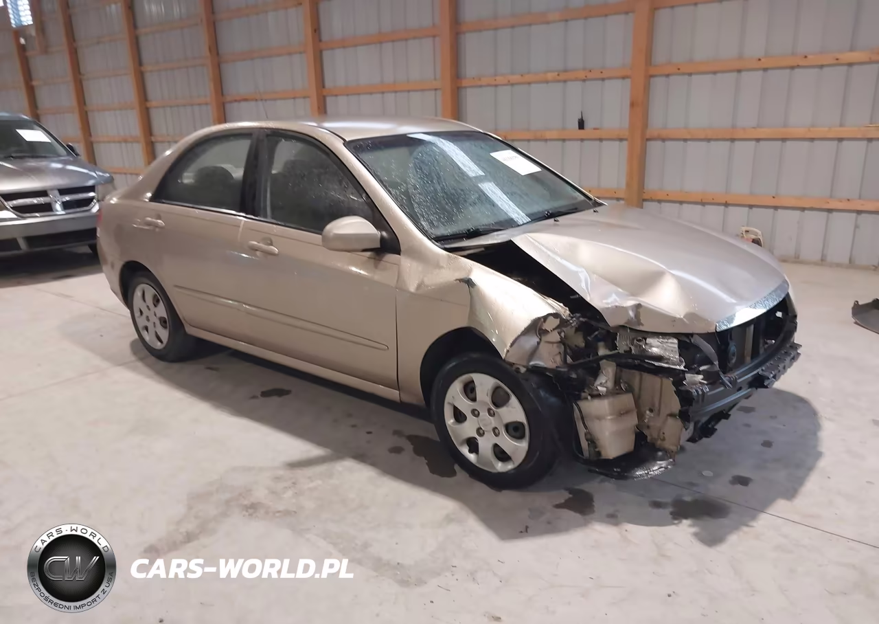 2008 Kia Spectra Ex VIN:KNAFE122X85493133 - 1
