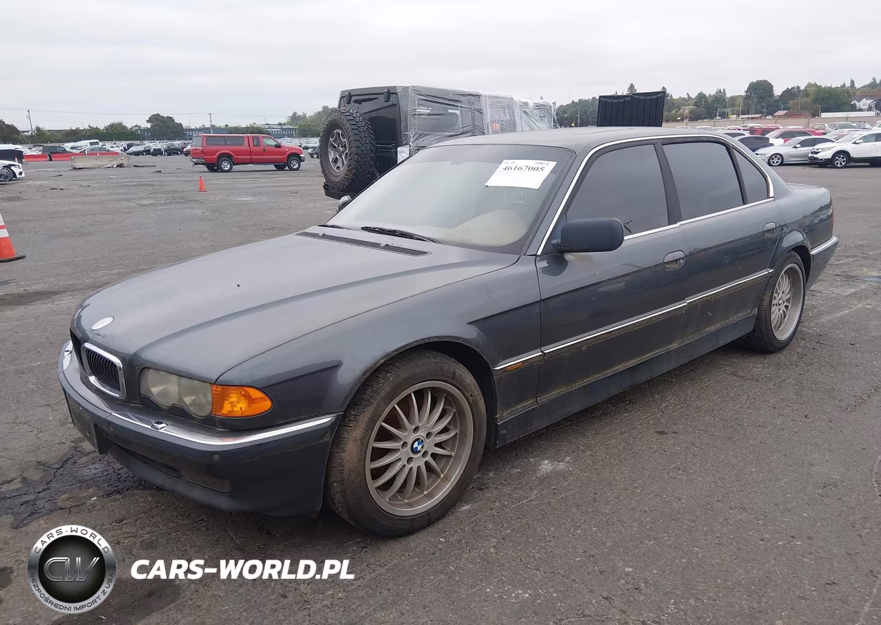2000 BMW 7 Series 740Il VIN:WBAGH8341YDP16217 - 2