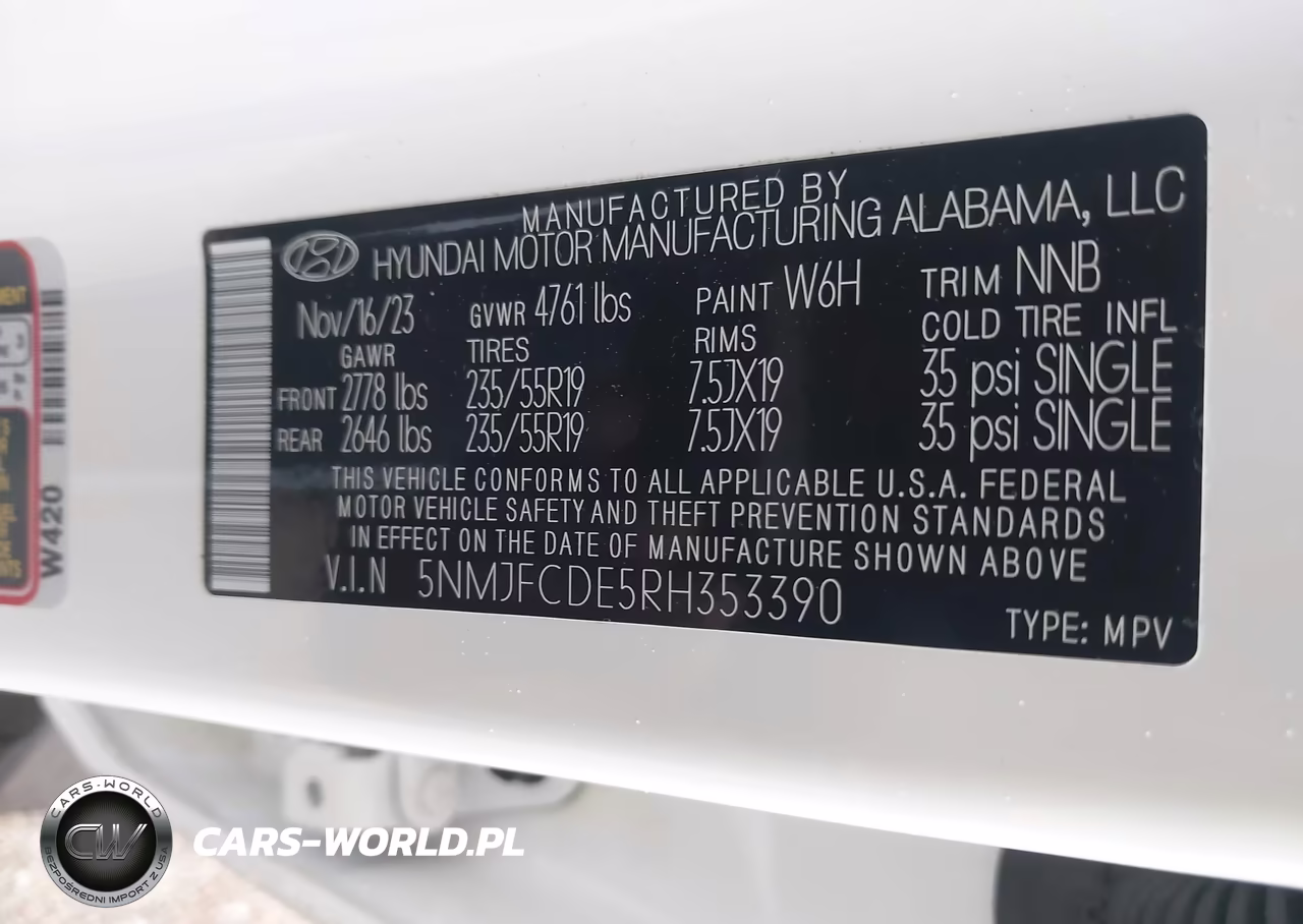 2024 Hyundai Tucson Sel VIN:5NMJFCDE5RH353390 - 9