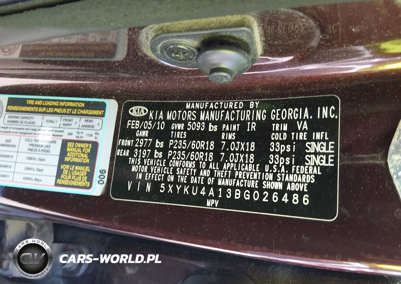 2011 Kia Sorento Ex VIN:5XYKU4A13BG026486 - 9