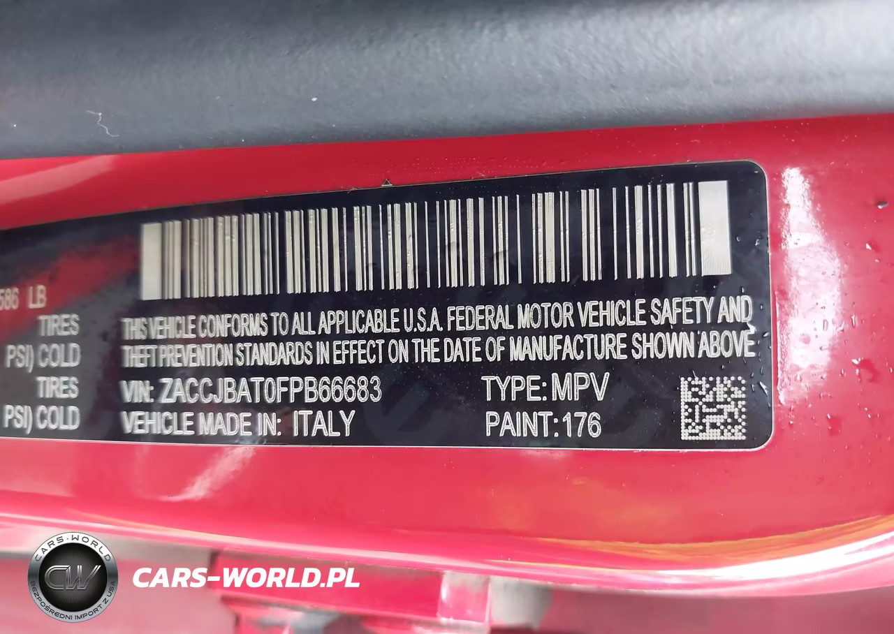 2015 Jeep Renegade Sport VIN:ZACCJBAT0FPB66683 - 9