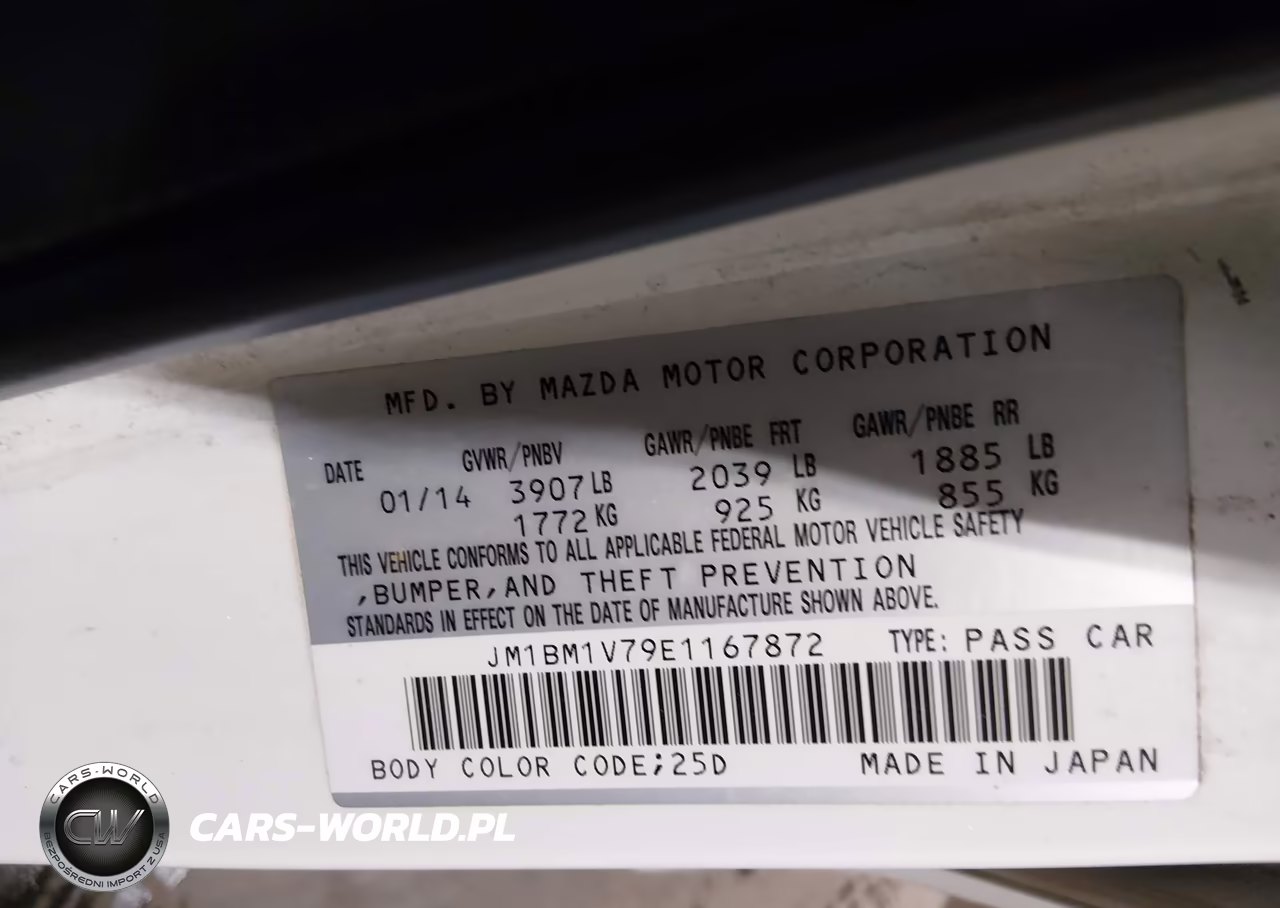 2014 Mazda Mazda3 I Touring VIN:JM1BM1V79E1167872 - 9
