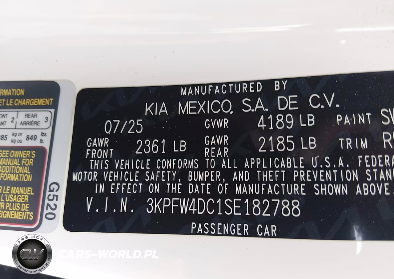 2025 Kia K4 Gt-Line Turbo VIN:3KPFW4DC1SE182788 - 9