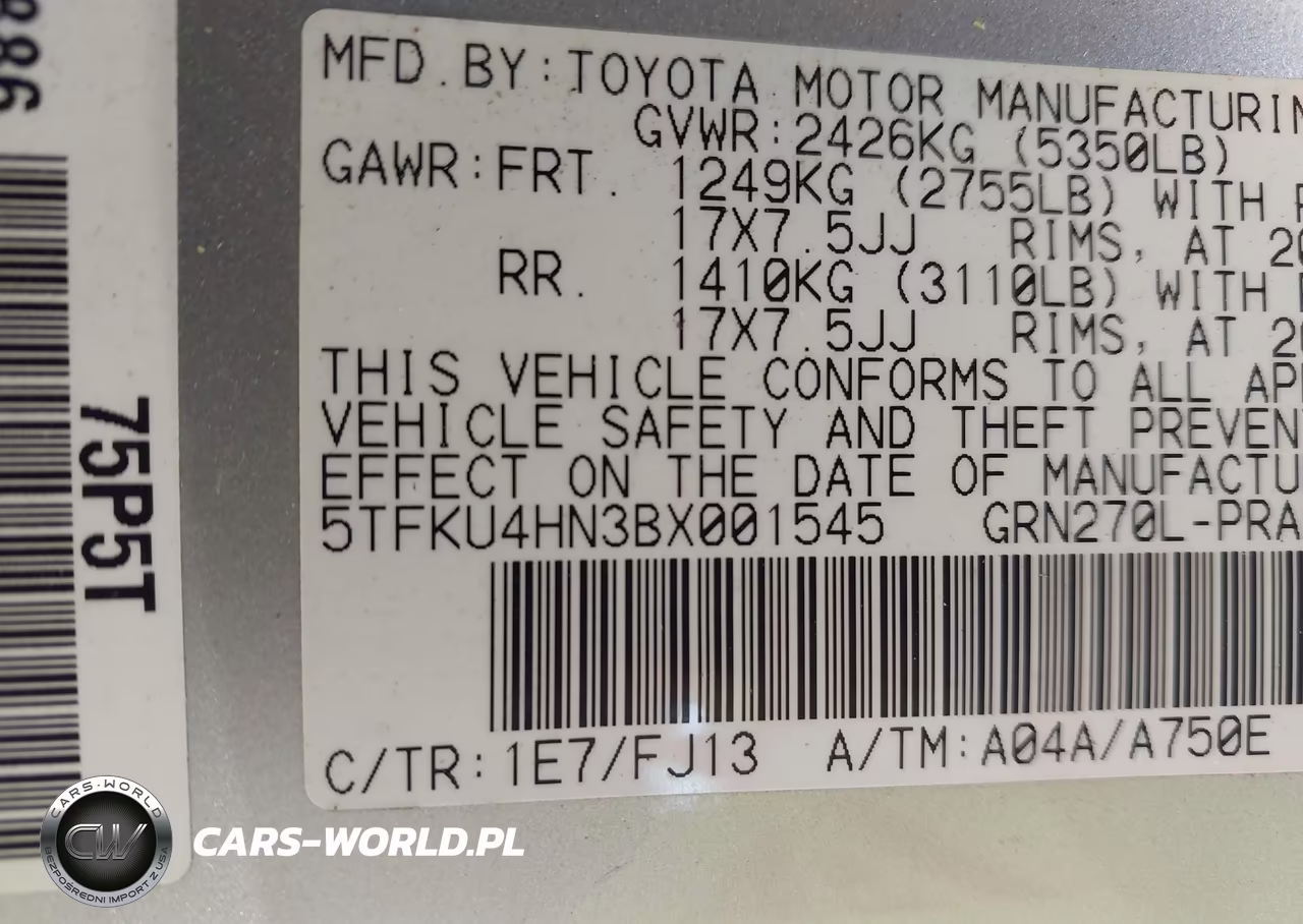 2011 Toyota Tacoma Prerunner V6 VIN:5TFKU4HN3BX001545 - 9
