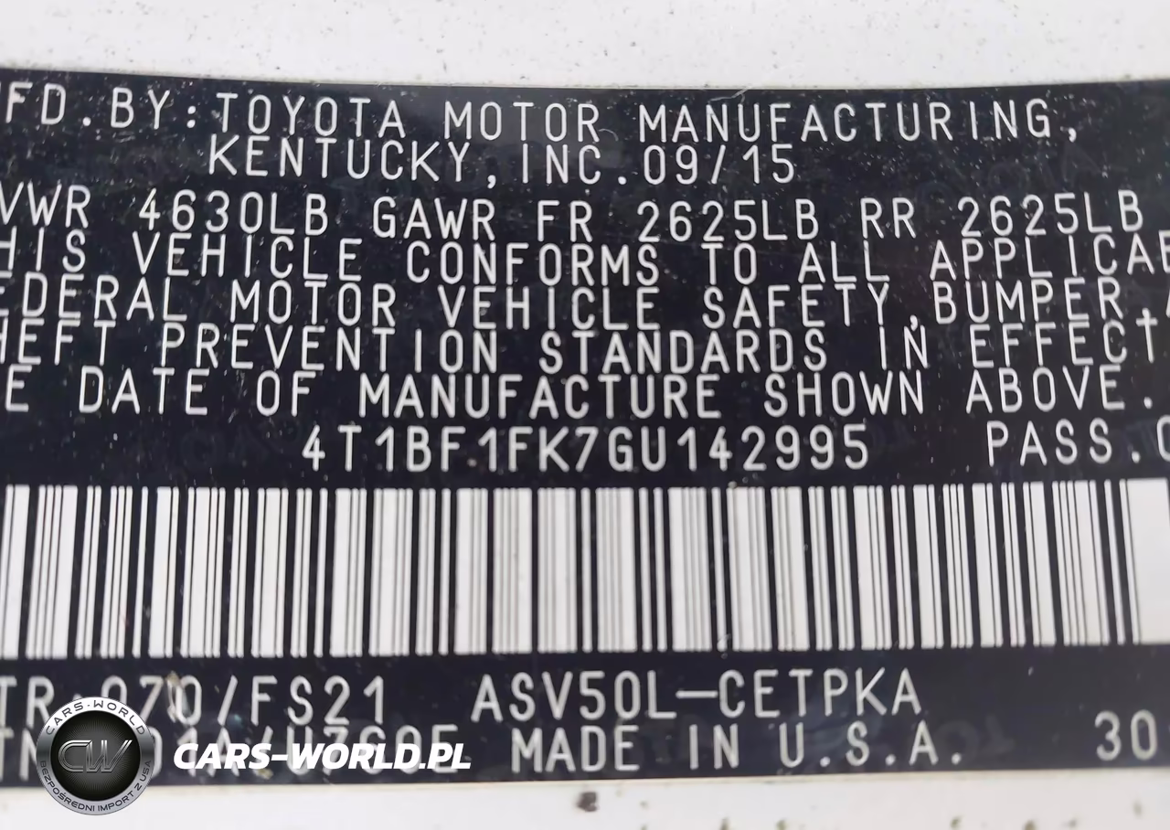 2016 Toyota Camry Se W-Special Edition Pkg VIN:4T1BF1FK7GU142995 - 9
