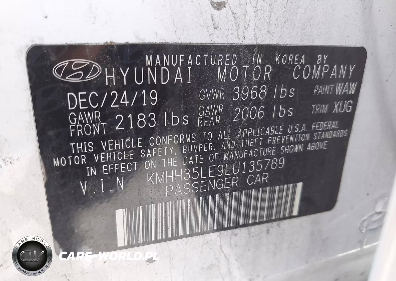 2020 Hyundai Elantra Gt VIN:KMHH35LE9LU135789 - 9