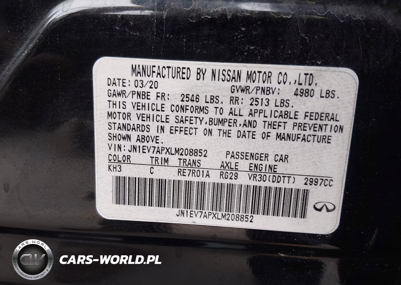 2020 Infiniti Q50 Pure VIN:JN1EV7APXLM208852 - 9