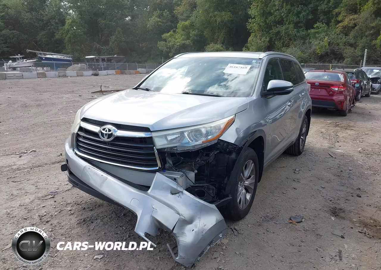 2015 Toyota Highlander Xle V6 VIN:5TDJKRFH7FS116835 - 2