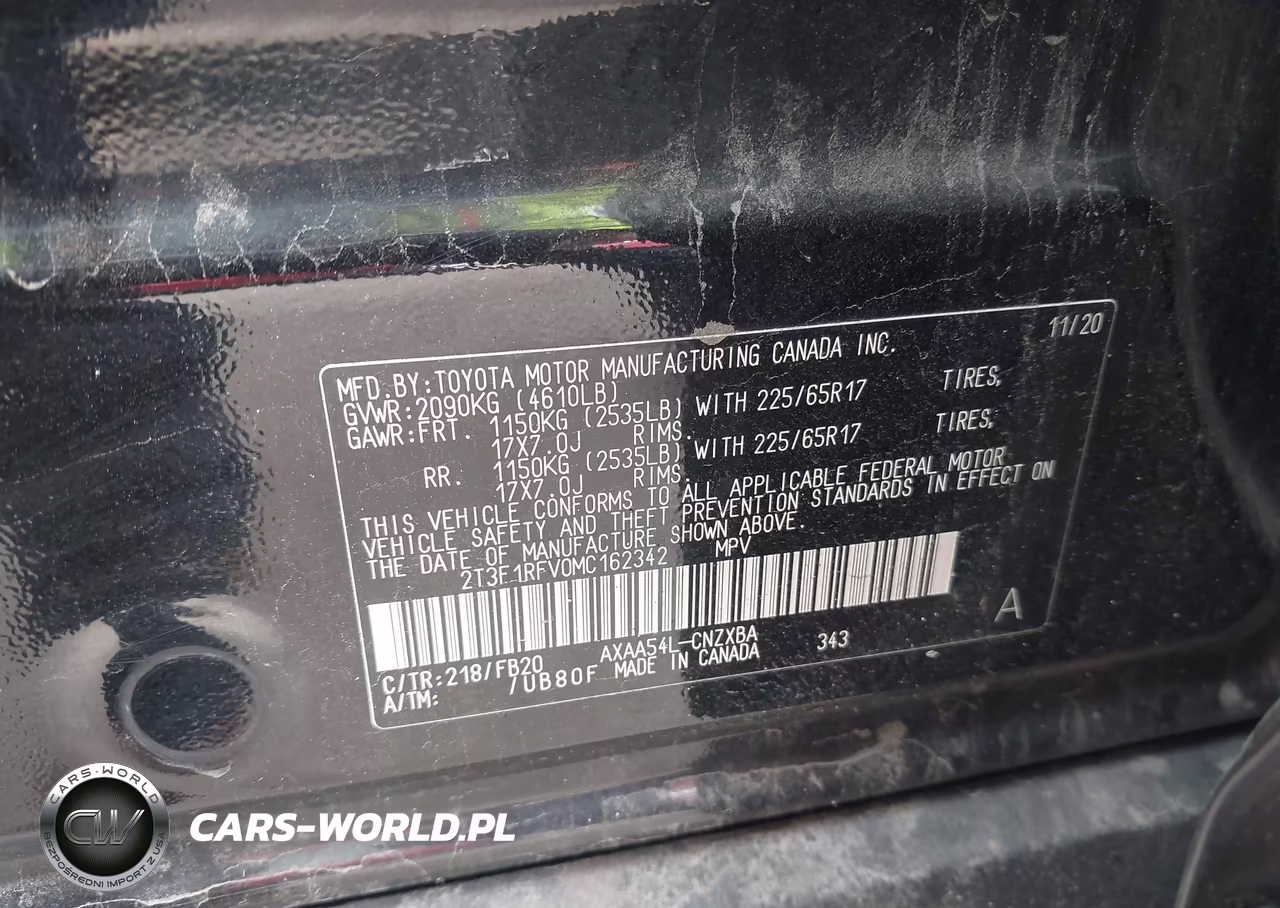 2021 Toyota Rav4 Le VIN:2T3F1RFV0MC162342 - 9