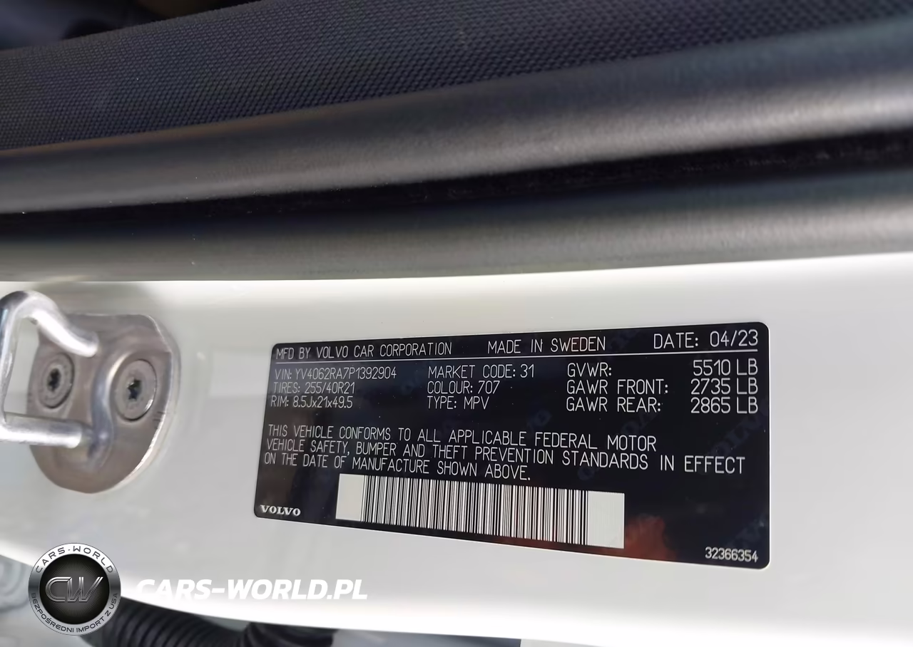 2023 Volvo Xc60 B6 Ultimate Bright Theme VIN:YV4062RA7P1392904 - 9