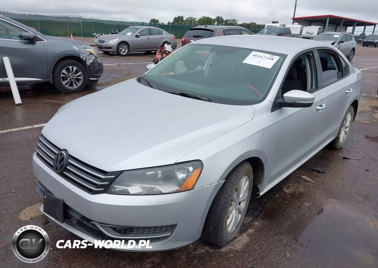 2012 Volkswagen Passat 2.5L S VIN:1VWAP7A3XCC104366 - 2