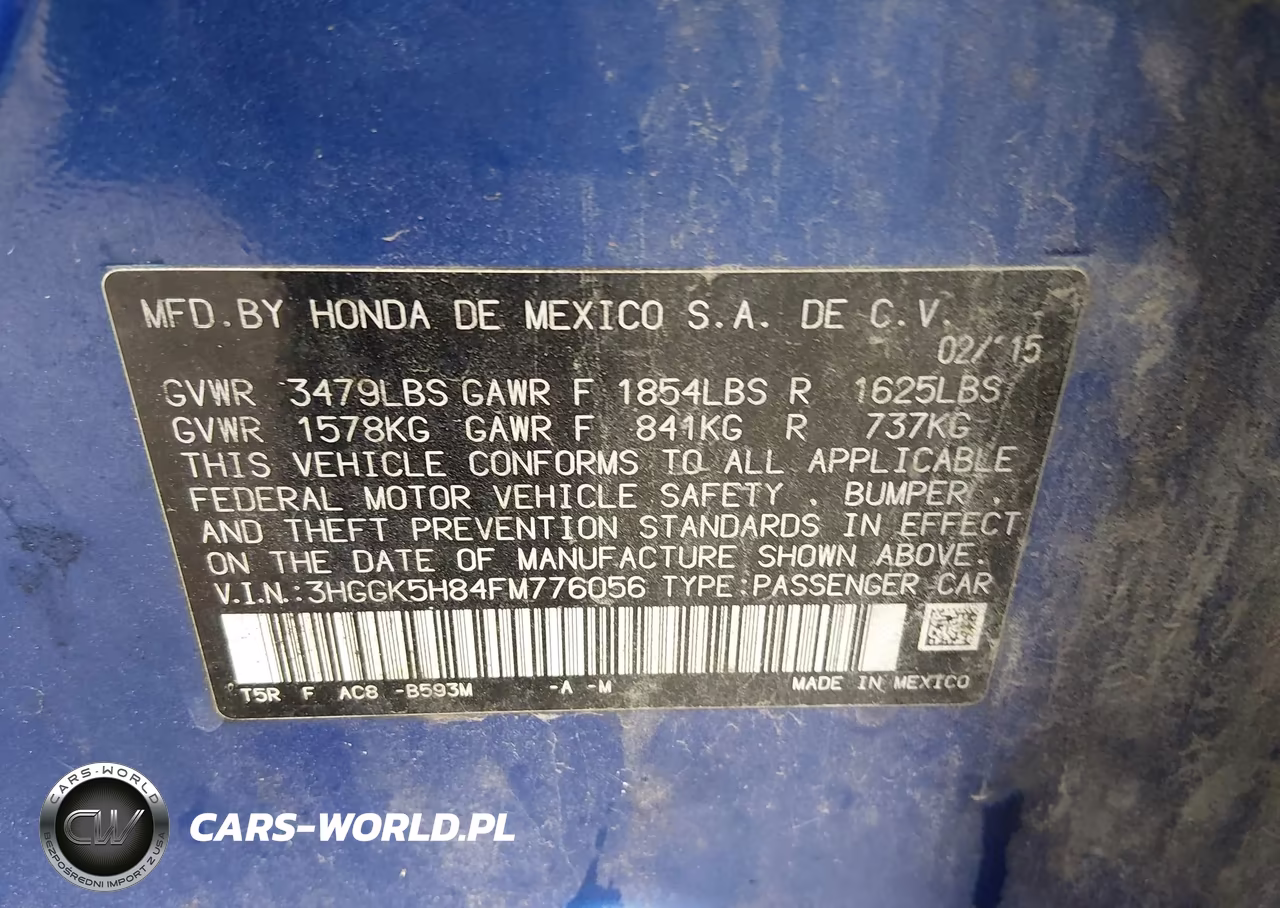 2015 Honda Fit Ex-Ex-L VIN:3HGGK5H84FM776056 - 9