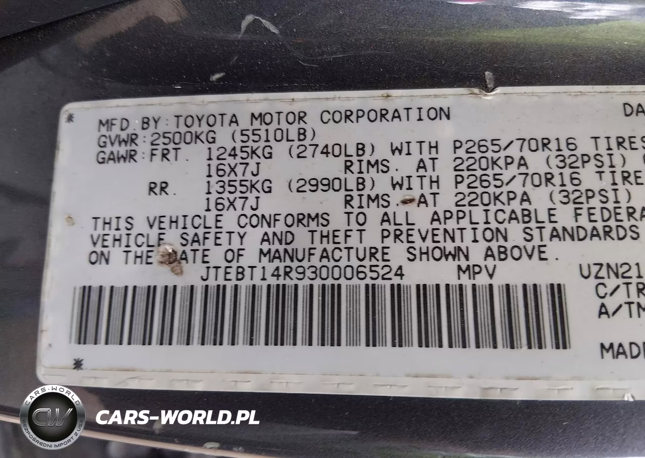 2003 Toyota 4Runner Sr5 Sport V8 VIN:JTEBT14R930006524 - 9