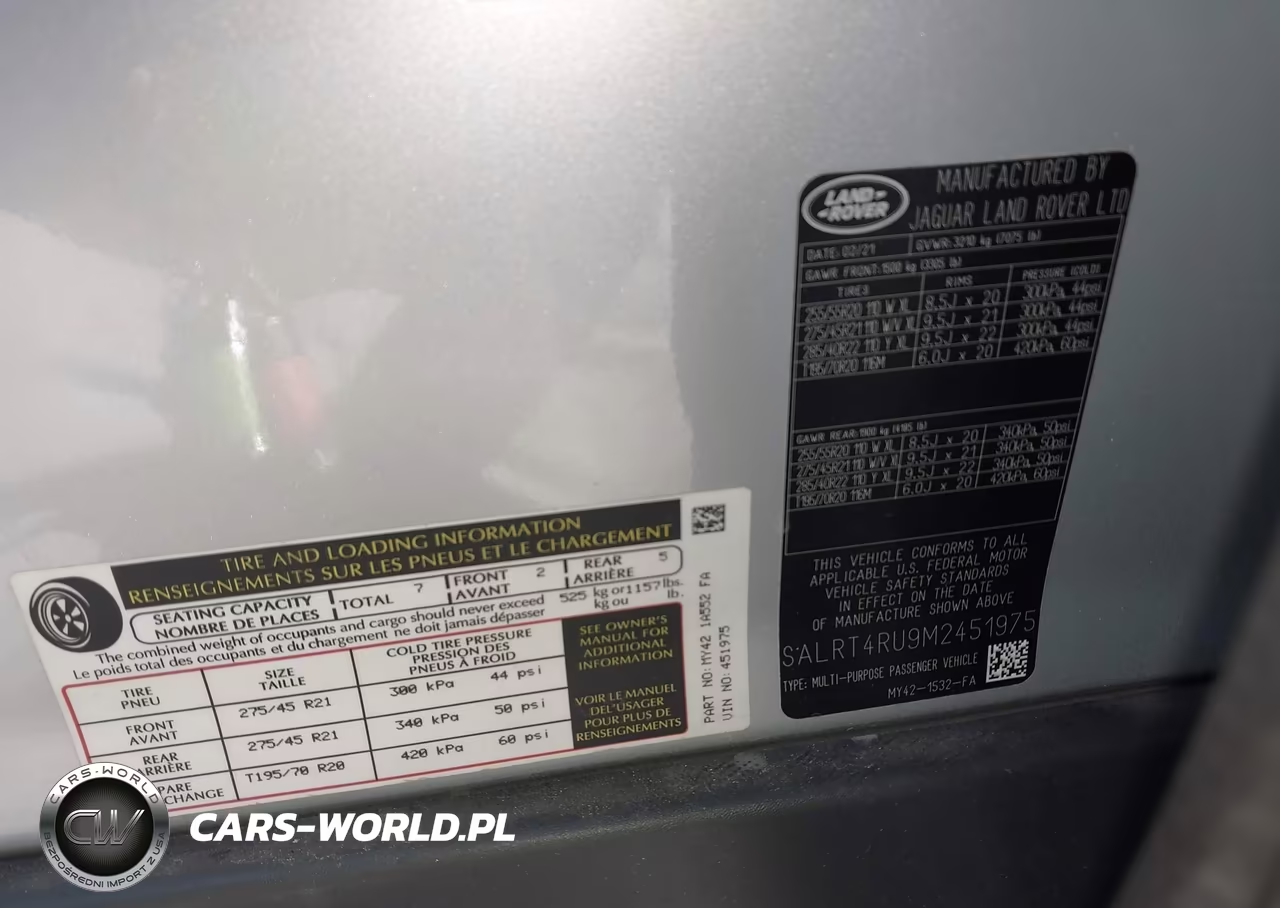 2021 Land Rover Discovery P360 S R-Dynamic VIN:SALRT4RU9M2451975 - 9
