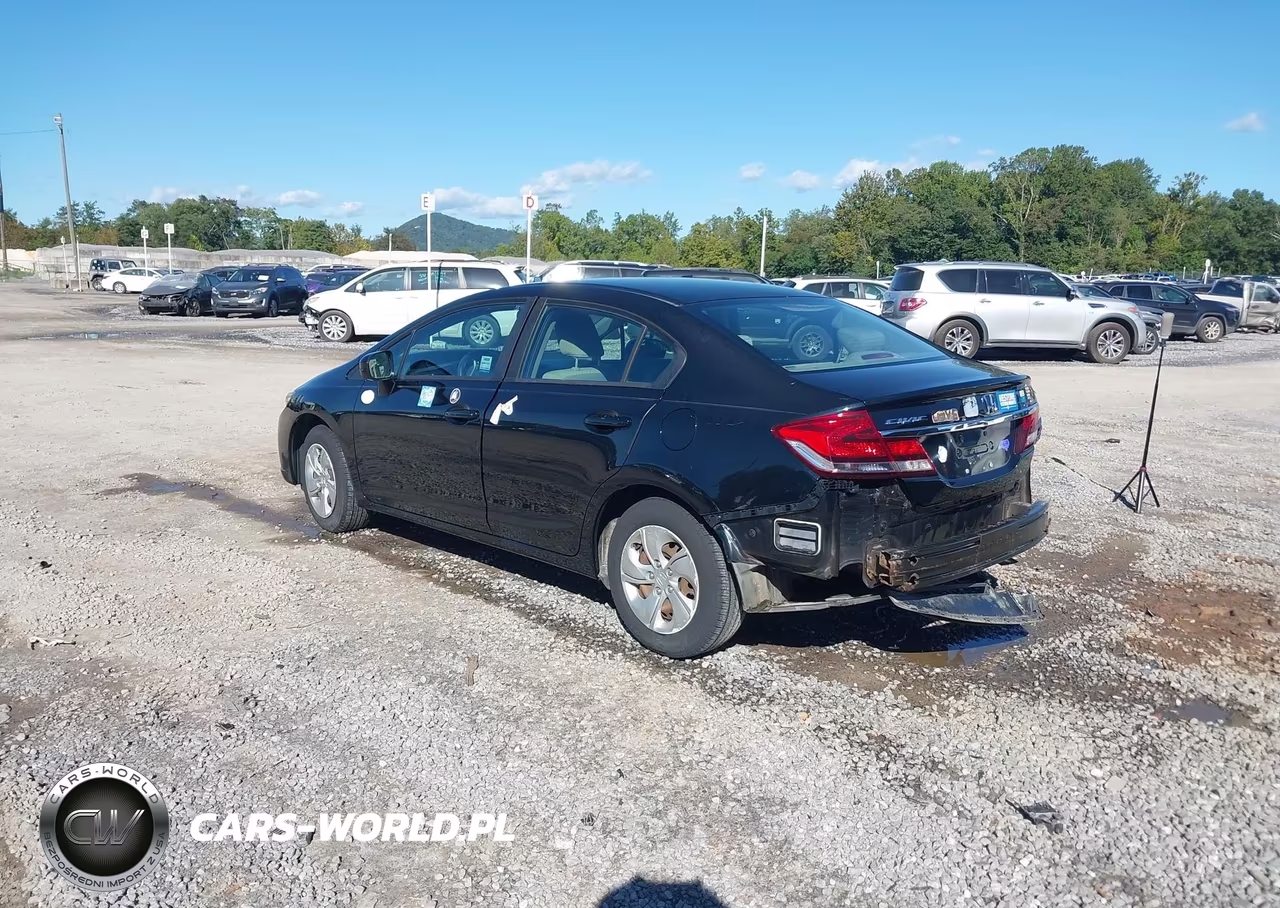2014 Honda Civic Lx VIN:19XFB2F54EE249127 - 3