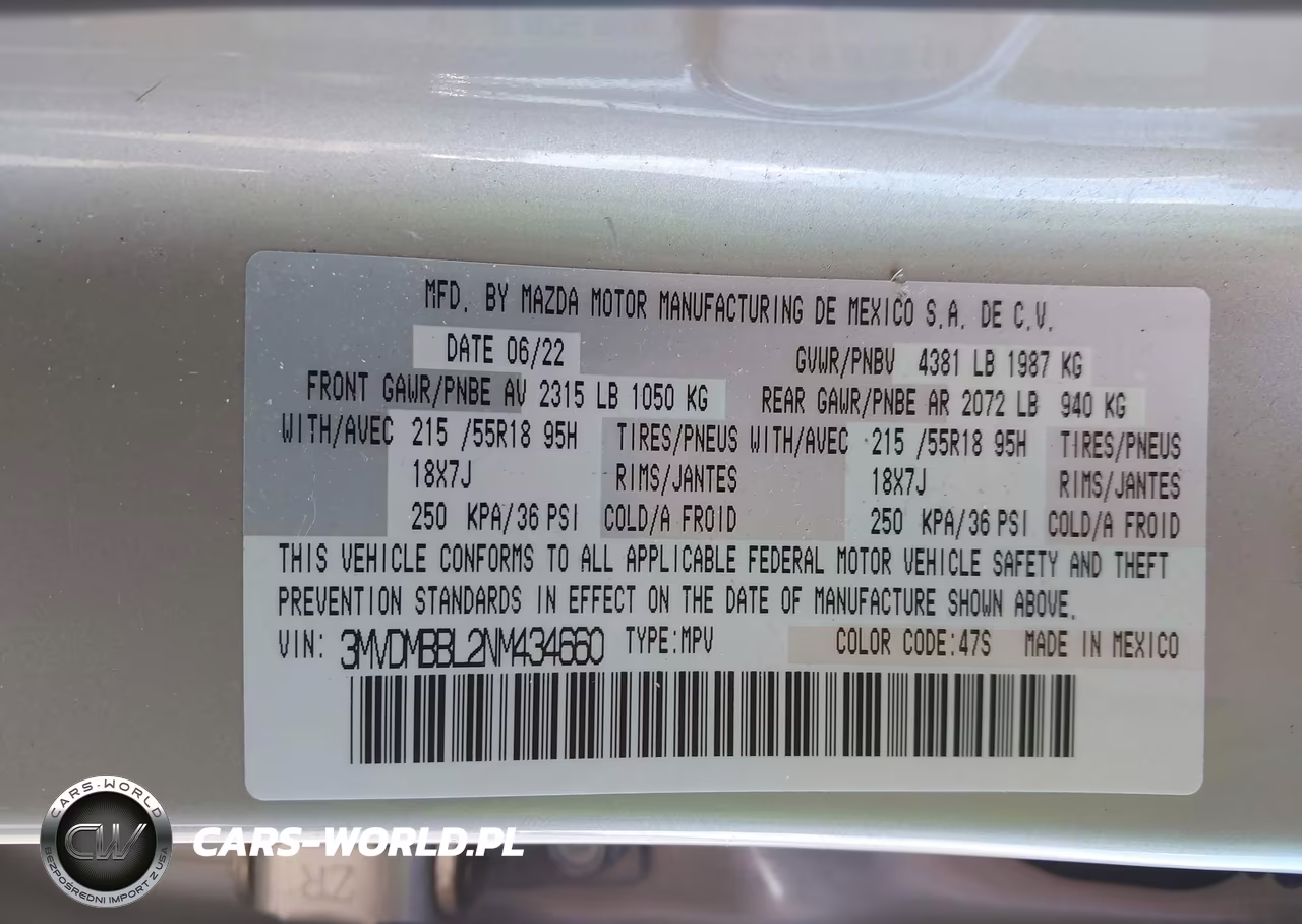 2022 Mazda Cx-30 Select VIN:3MVDMBBL2NM434660 - 9