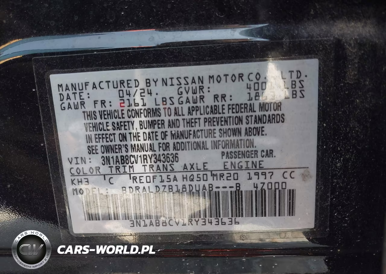 2024 Nissan Sentra Sv Xtronic Cvt VIN:3N1AB8CV1RY343636 - 9