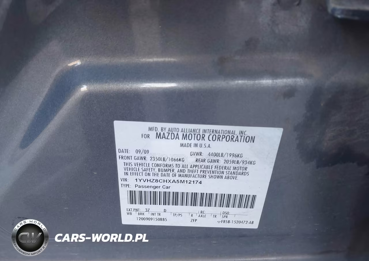 2010 Mazda Mazda6 I Touring VIN:1YVHZ8CHXA5M12174 - 9