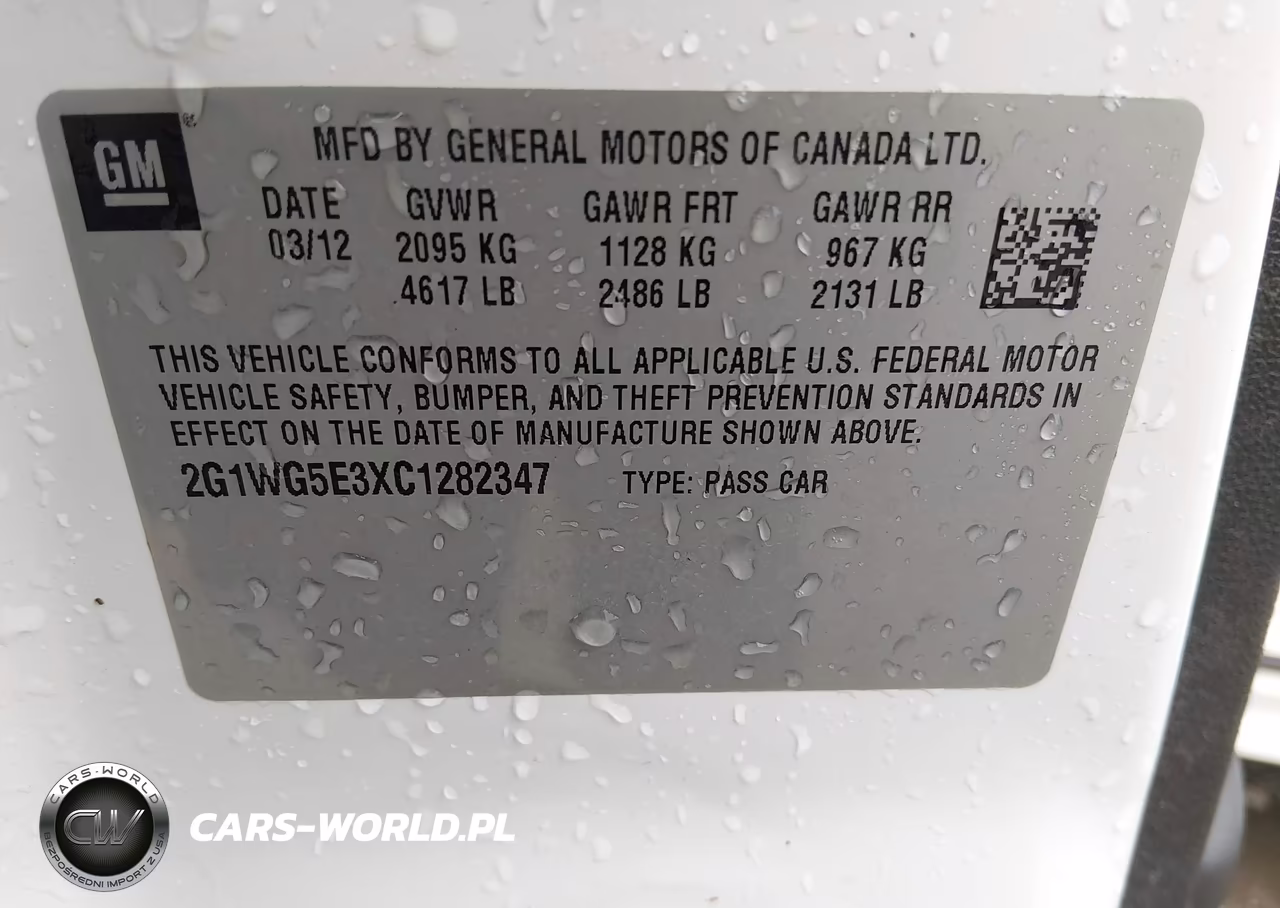 2012 Chevrolet Impala Lt VIN:2G1WG5E3XC1282347 - 9