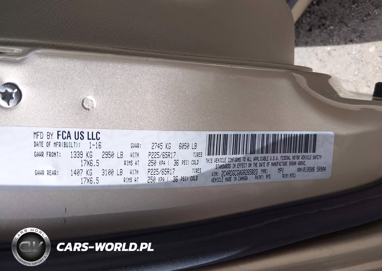 2016 Dodge Grand Caravan Sxt VIN:2C4RDGCG0GR265823 - 9
