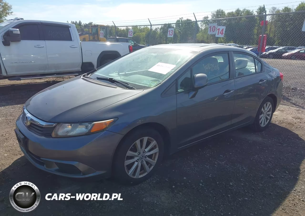2012 Honda Civic Ex VIN:2HGFB2F84CH311025 - 2