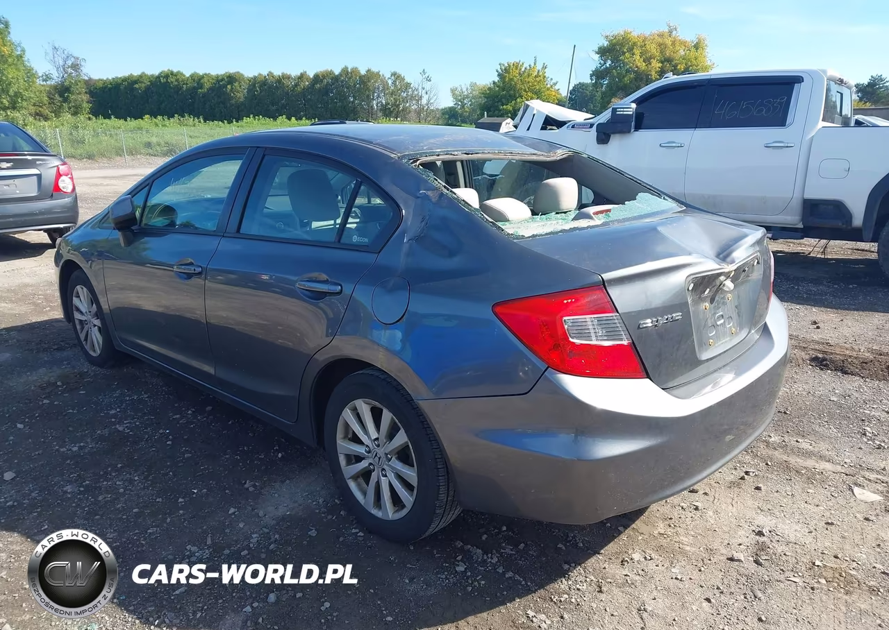 2012 Honda Civic Ex VIN:2HGFB2F84CH311025 - 3
