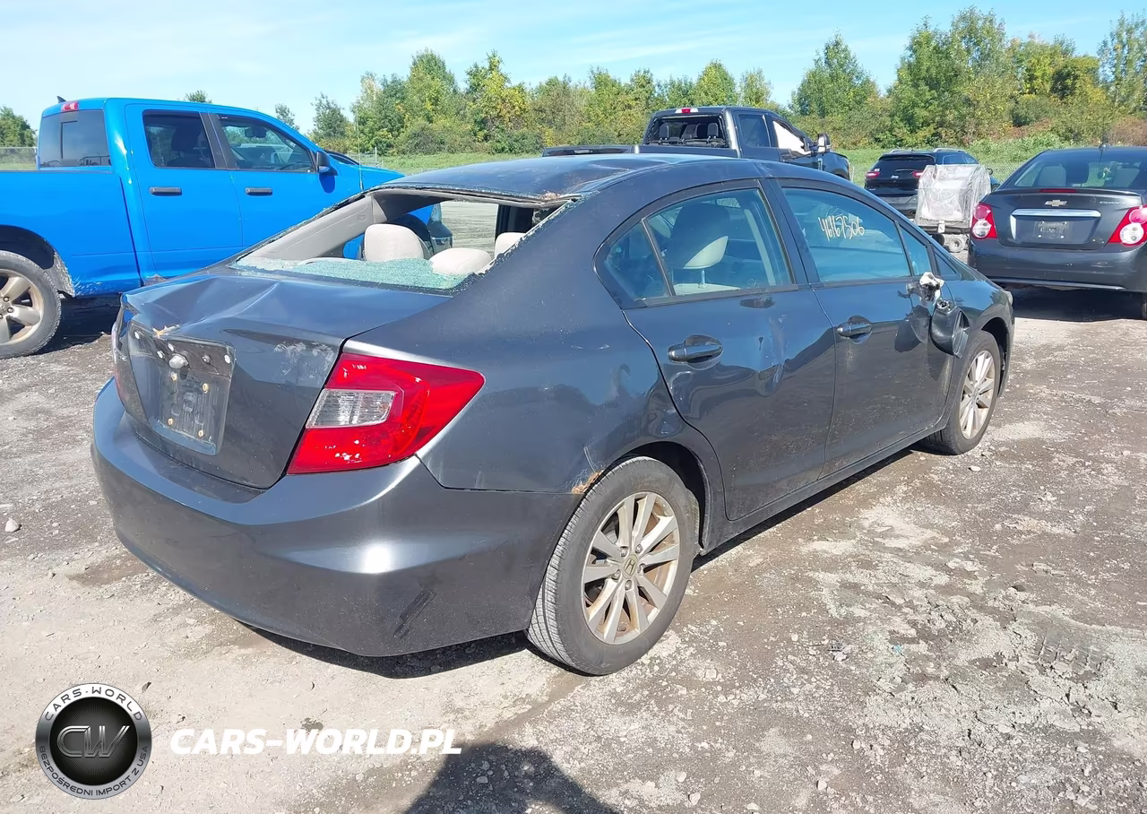 2012 Honda Civic Ex VIN:2HGFB2F84CH311025 - 4