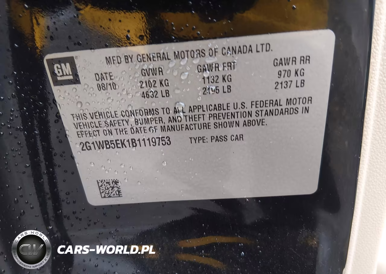 2011 Chevrolet Impala Lt VIN:2G1WB5EK1B1119753 - 9