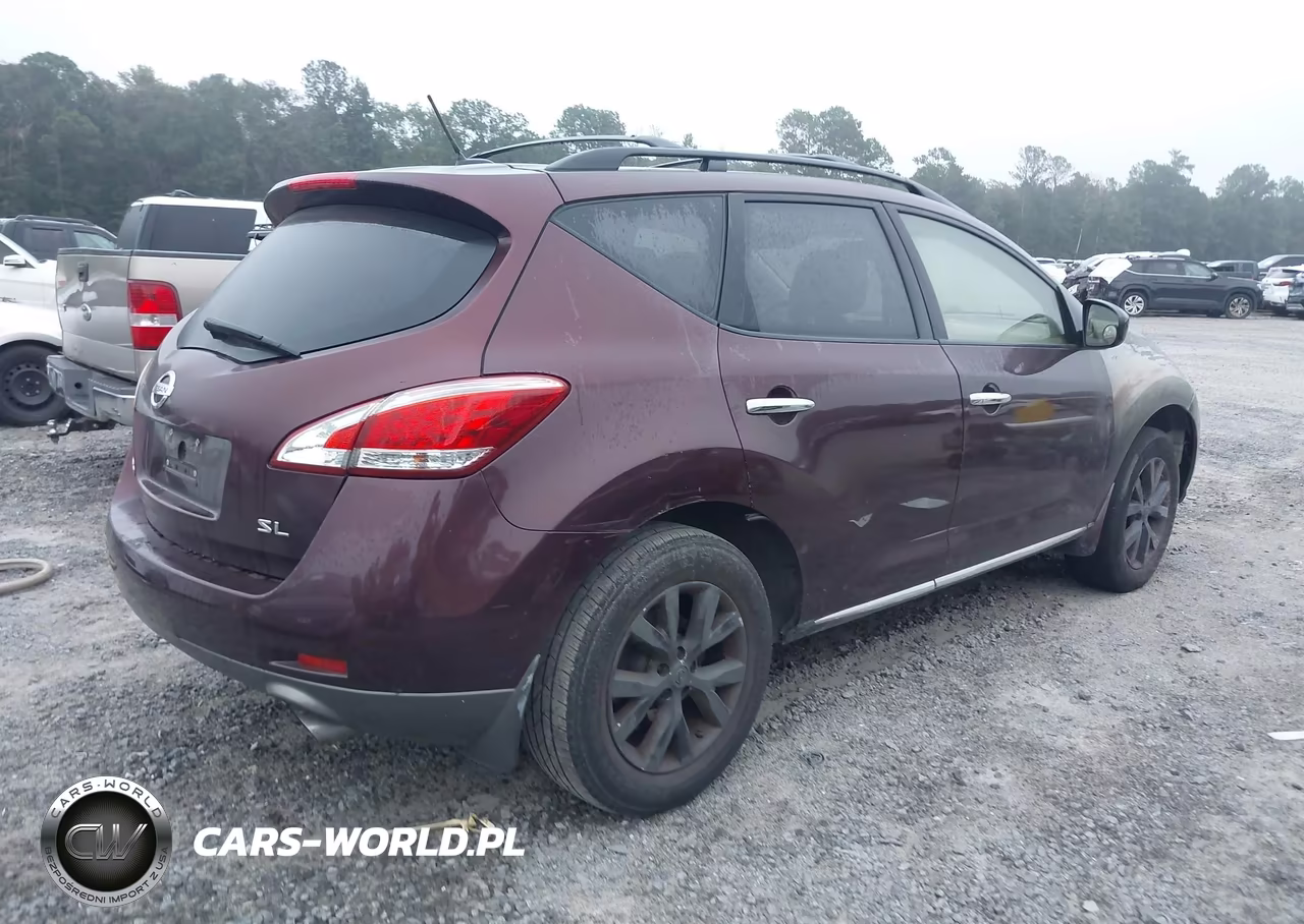 2013 Nissan Murano Sl VIN:JN8AZ1MU3DW200455 - 4