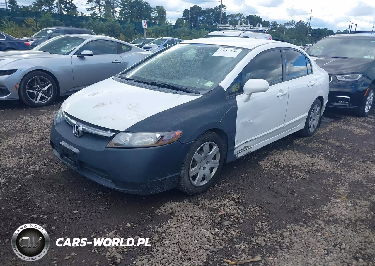 2008 Honda Civic Lx VIN:2HGFA16568H333747 - 2