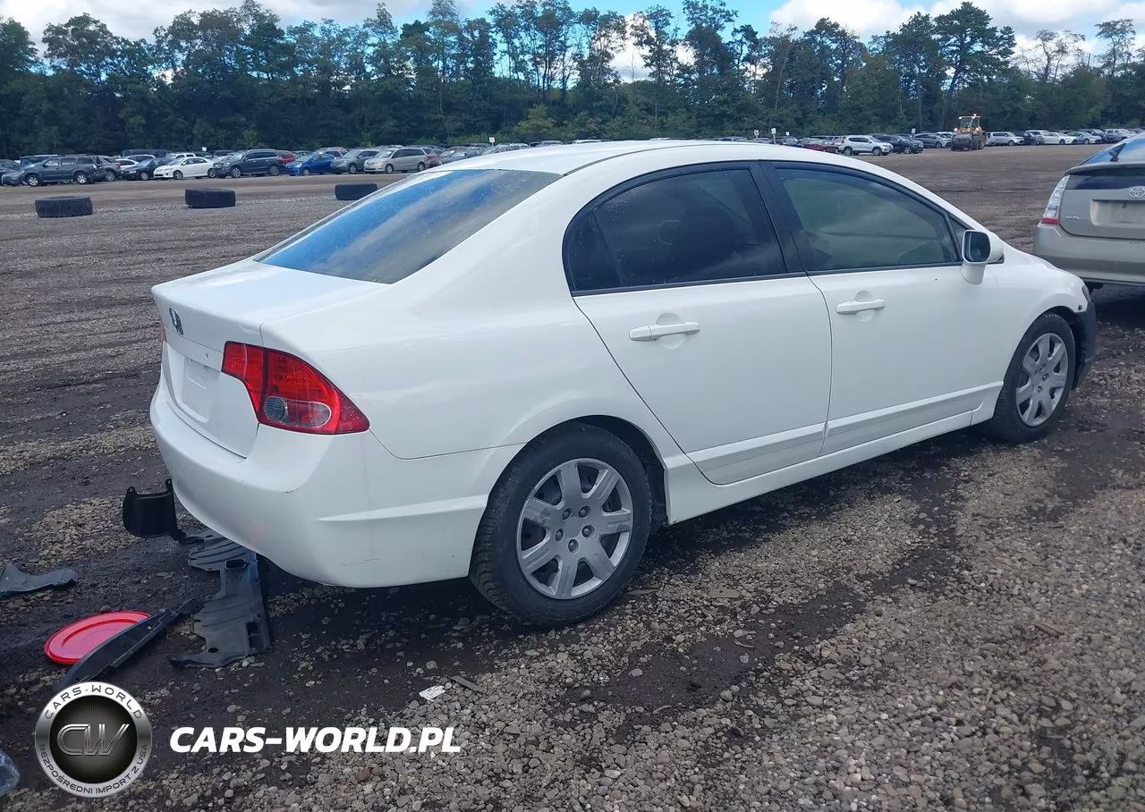 2008 Honda Civic Lx VIN:2HGFA16568H333747 - 4