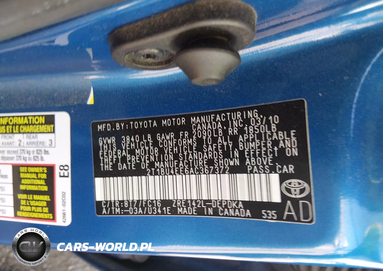 2010 Toyota Corolla Le VIN:2T1BU4EE6AC367372 - 9