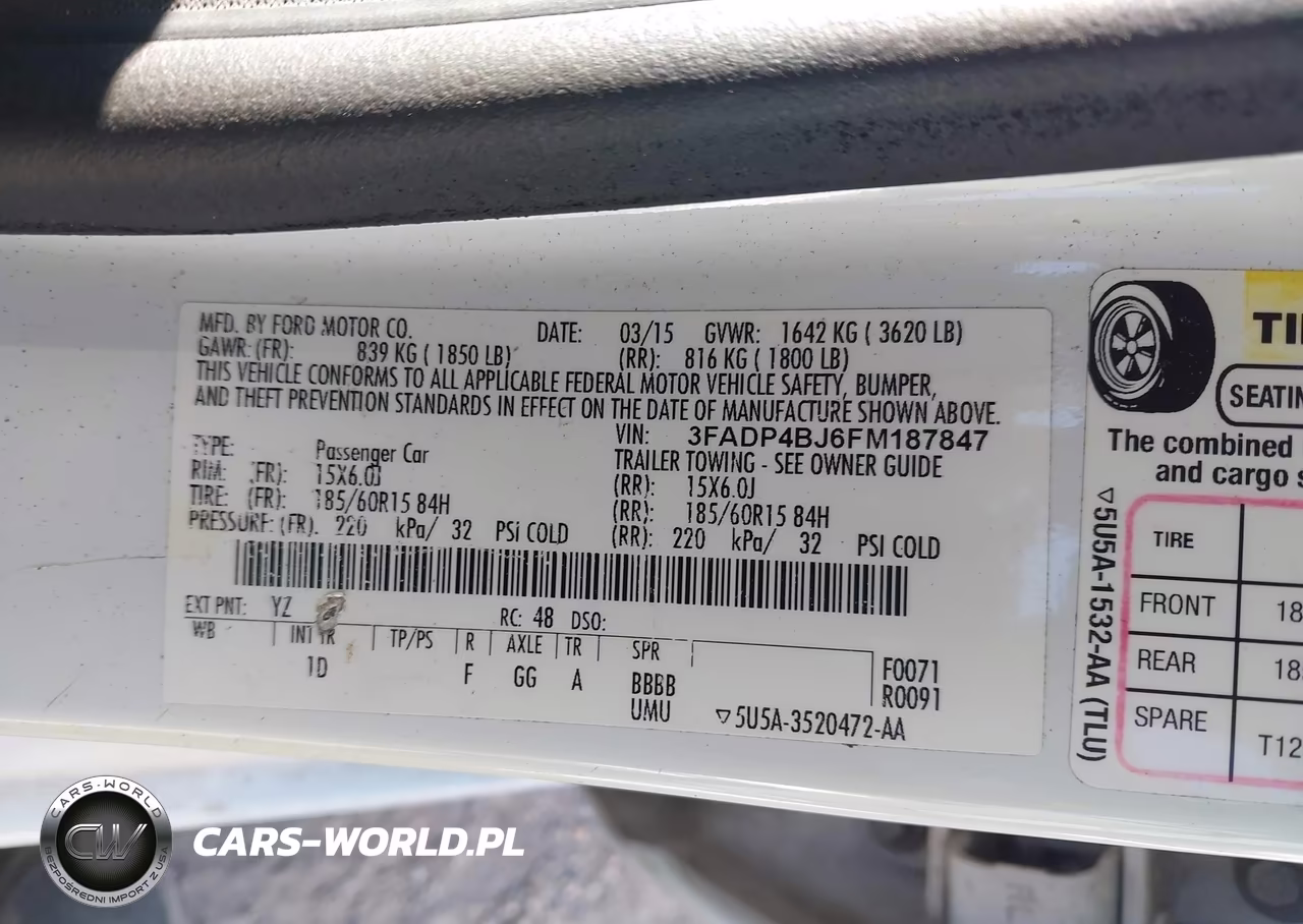 2015 Ford Fiesta Se VIN:3FADP4BJ6FM187847 - 9