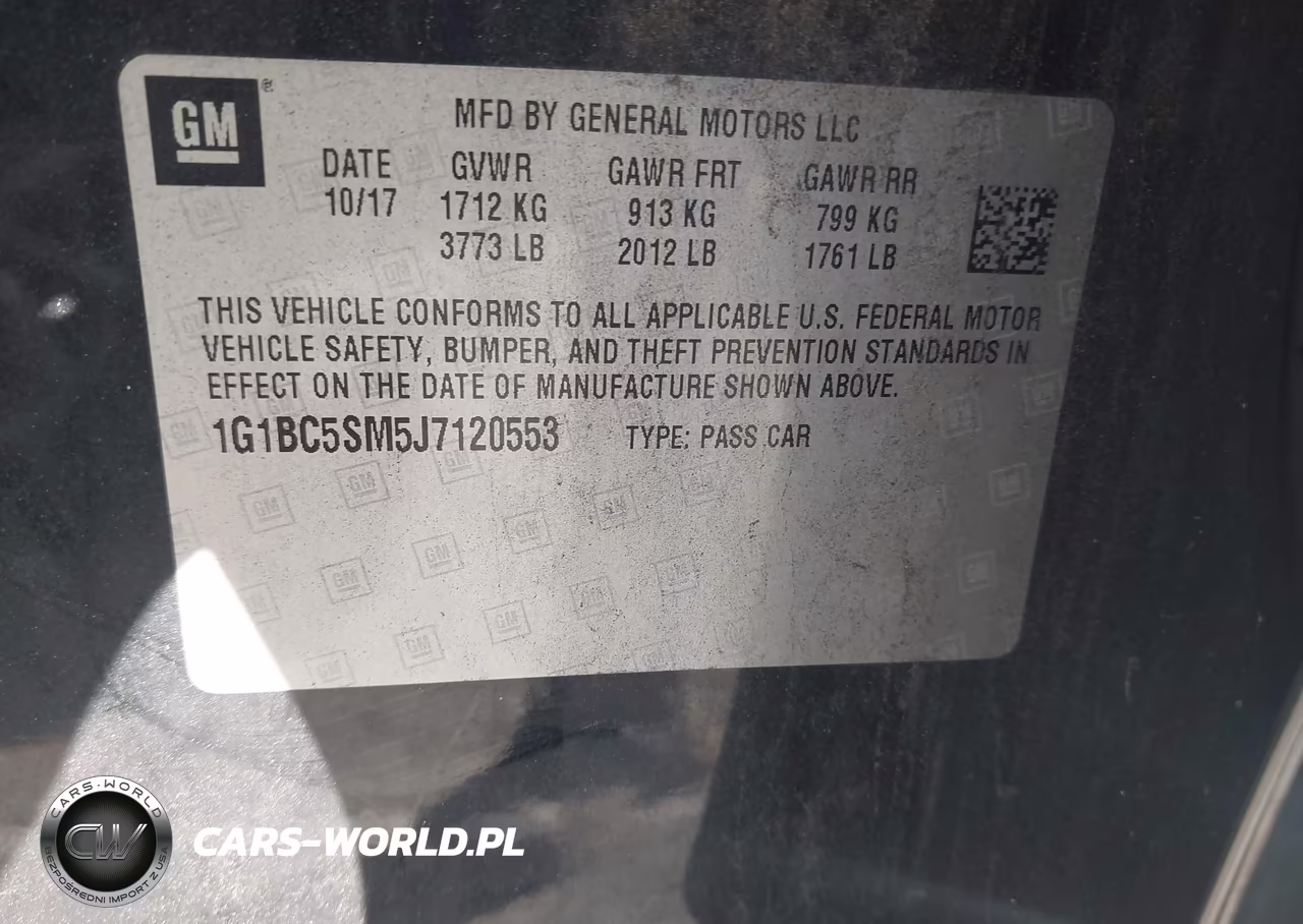 2018 Chevrolet Cruze Ls Auto VIN:1G1BC5SM5J7120553 - 9