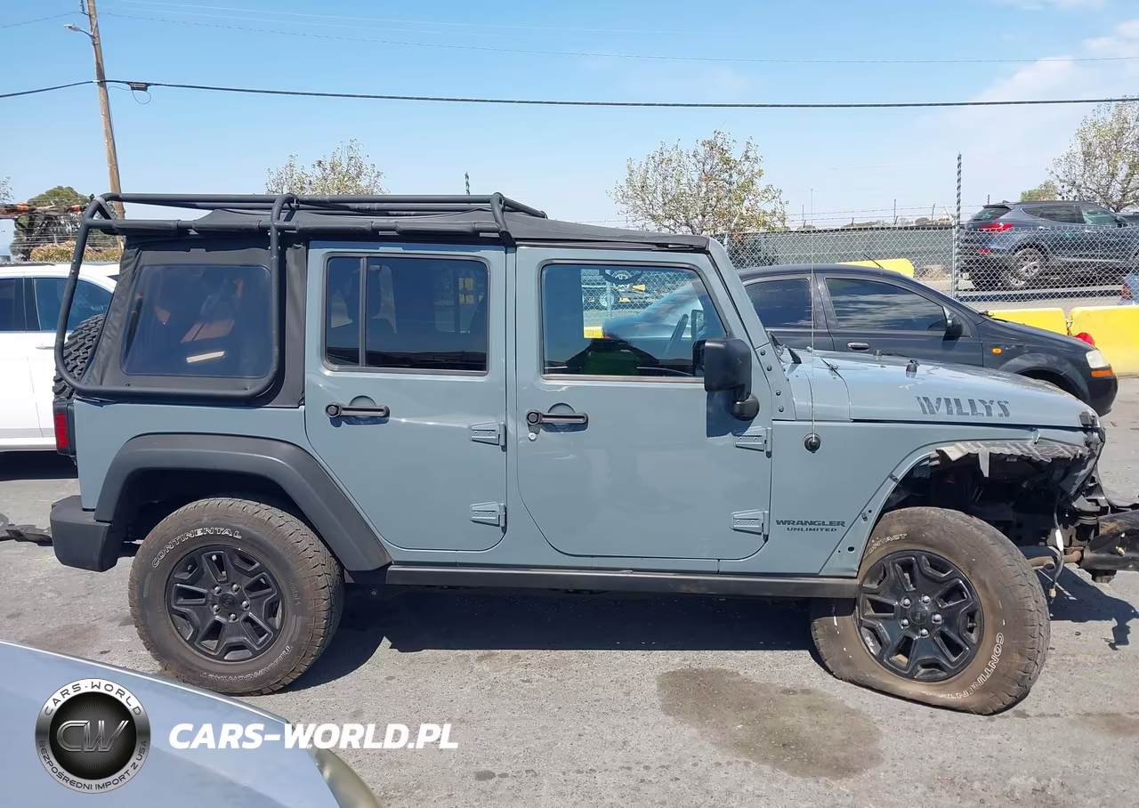 2014 Jeep Wrangler Unlimited Willys Wheeler VIN:1C4BJWDG0EL309747 - 13