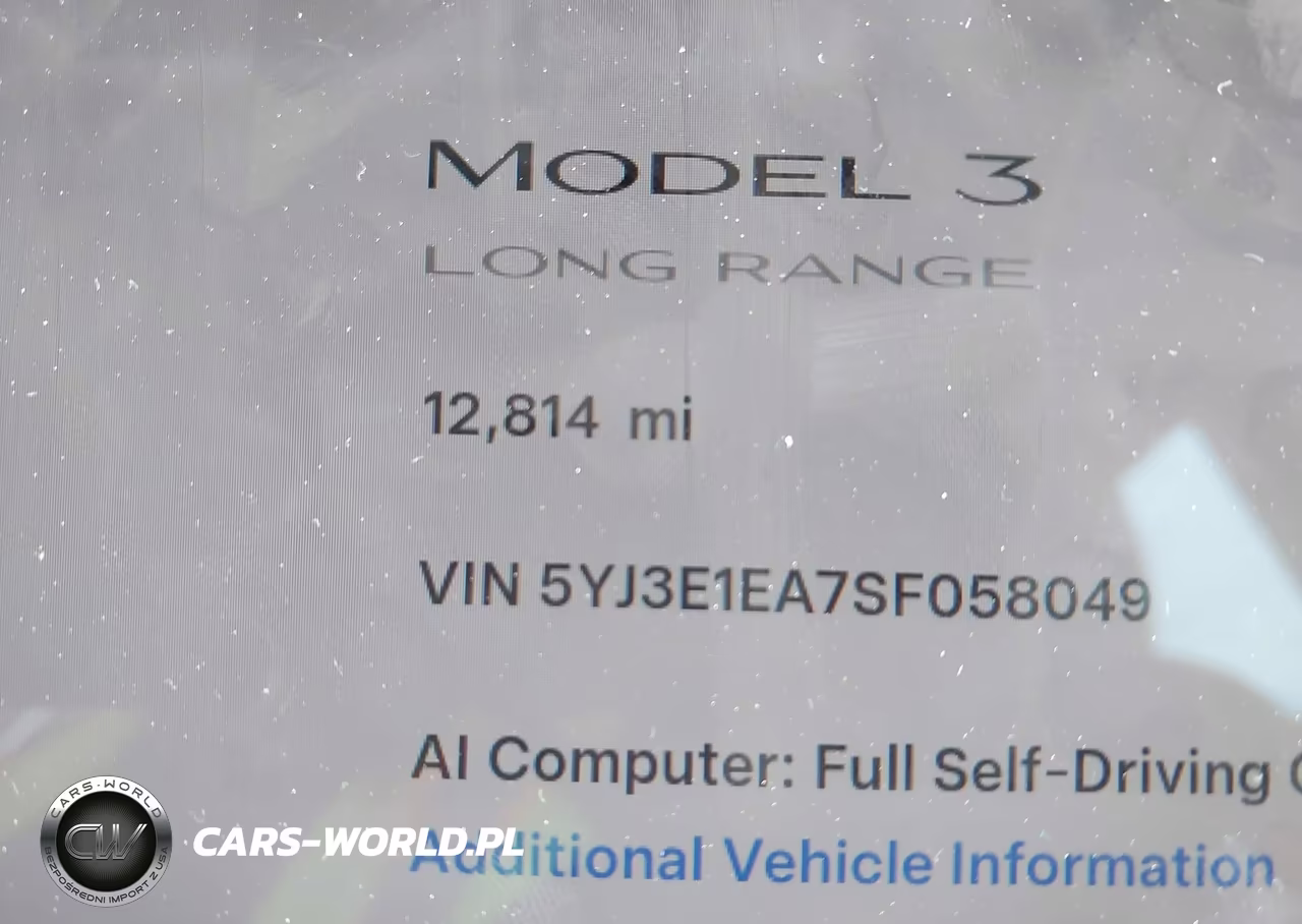 2025 Tesla Model 3 Long Range Rear-Wheel Drive-Standard Rear-Wheel Drive VIN:5YJ3E1EA7SF058049 - 14