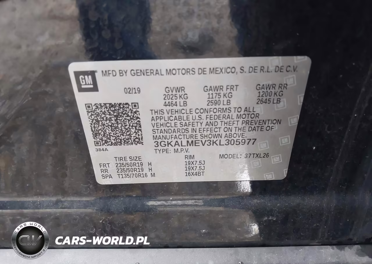 2019 GMC Terrain Sle VIN:3GKALMEV3KL305977 - 9